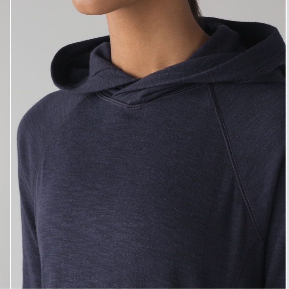 Lululemon More Than Modal Hoodie Midnight Navy Size 6 - Style Number: W3AI2S - Picture 2 of 12